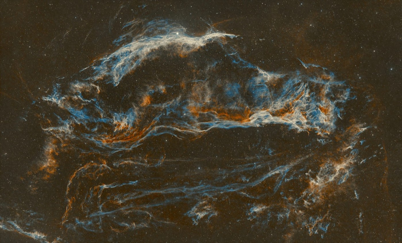 Dentelles du Cygne (NGC 6960), image d'Éric