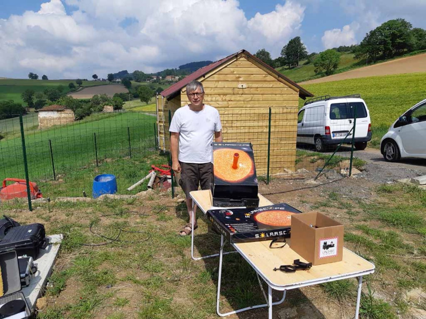 Observation de l'éclipse du 10 juin 2021 par les membres du club